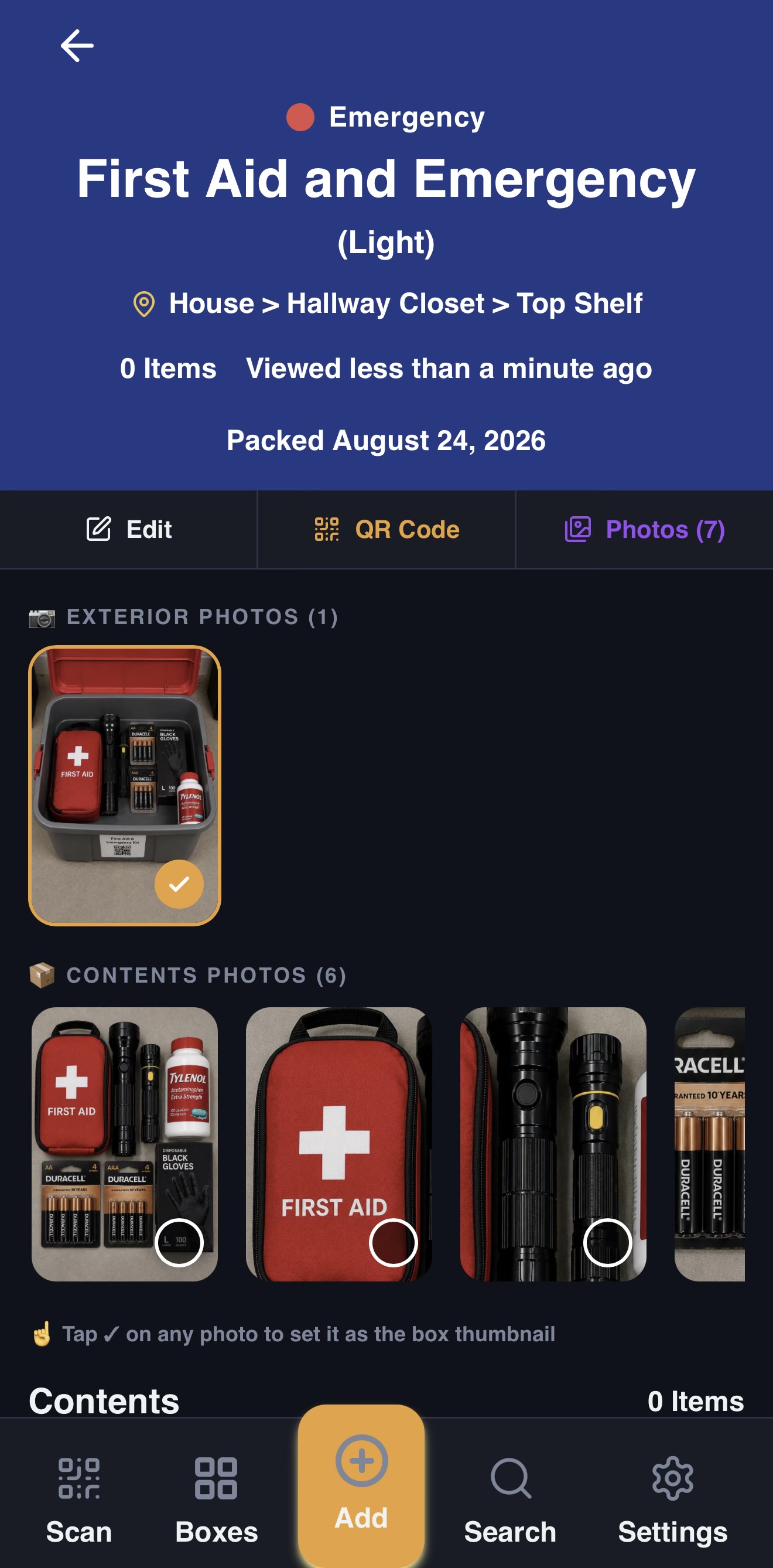 Boxy First Aid and Emergency container photos
